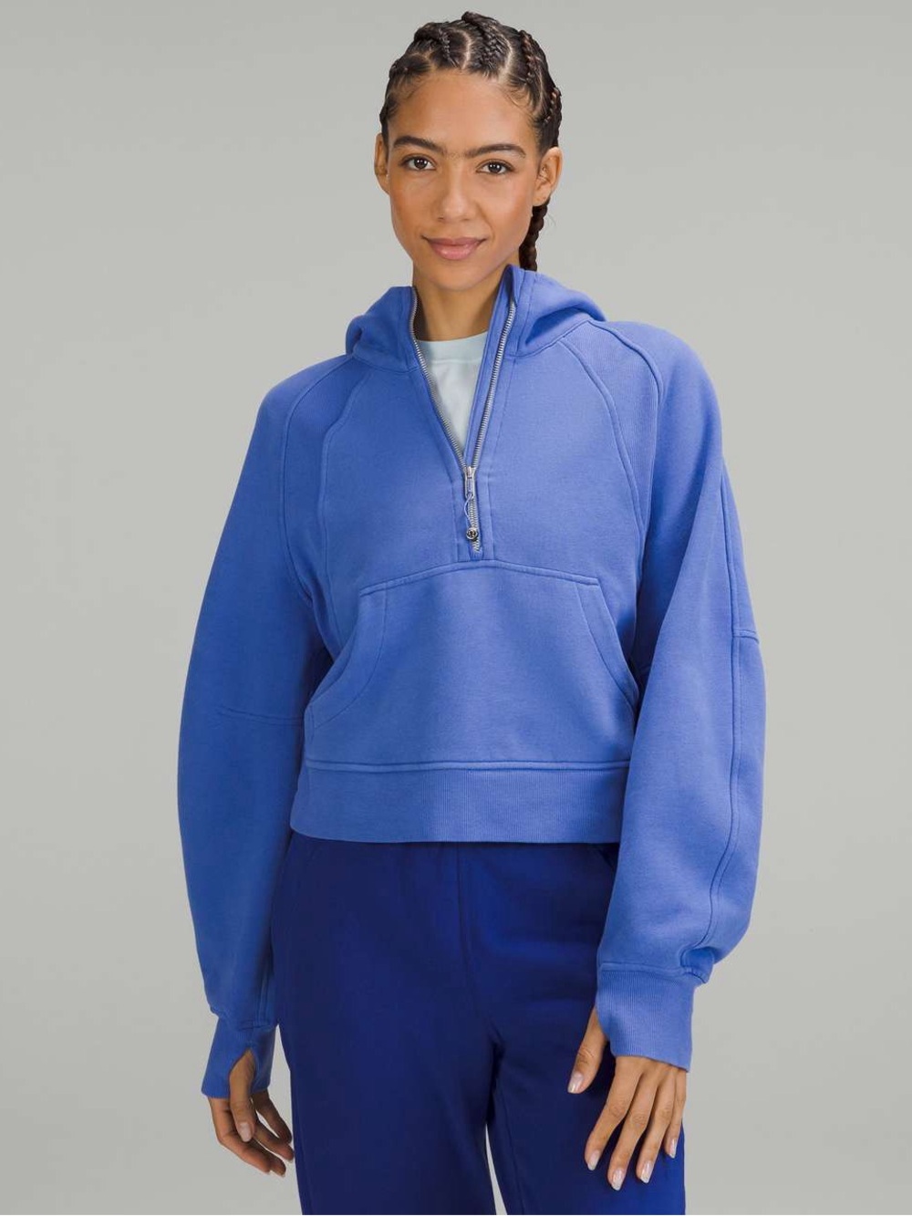 Lululemon Scuba Oversized Half-Zip Hoodie Wild Indigo